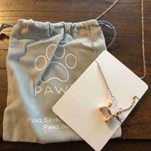 Balloon animal dog necklace